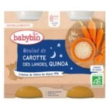 BABYBIO PETIT POT CAROTTE DES LANDES ET QUINOA 8 MOIS +