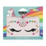 BYS MINI ME GLITTER UNICORN STICKERS VISAGE