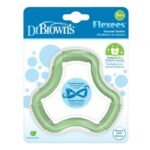 DR BROWNS ANNEAU DE DENTITION FLEXEES VERT 3 MOIS PLUS