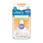 DR BROWNS OPTIONS+ TETINE COLE LARGE NIVEAU 4 PACK DE 2 9 MOIS +