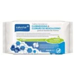 SALUSTAR LINGETTES CHLORHEXIDINE ET CHLORURE 72 UNITES