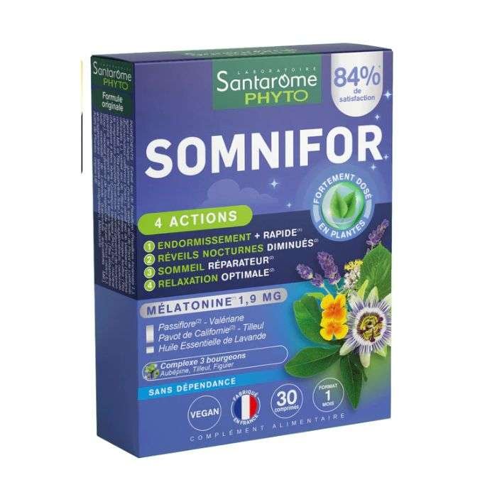 santarome-phyto-somnifor-30-comprimes.jpg SANTAROME PHYTO SOMNIFOR 30 COMPRIMES – Image 1