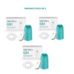 SIBIONICS GS1 GESTIONNAIRE DE DIABETE PACK DE 3