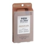 VOESH NEW YORK PEDI IN A BOX DELUXE 4 STEP CHOCOLATE LOVE